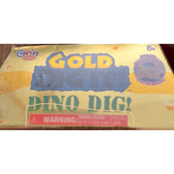 Gold Dig It! Dino Dig:  By Grin Studios Rock Explore NEW 3- Pack - Picture 8 of 8